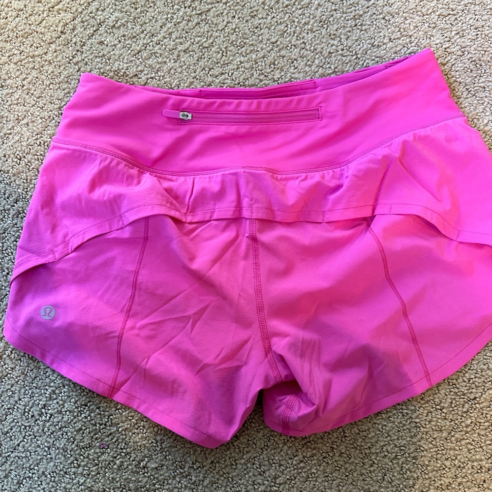 COPY - Lululemon pink shorts 4 inch inseam super cute smaller fit brand new